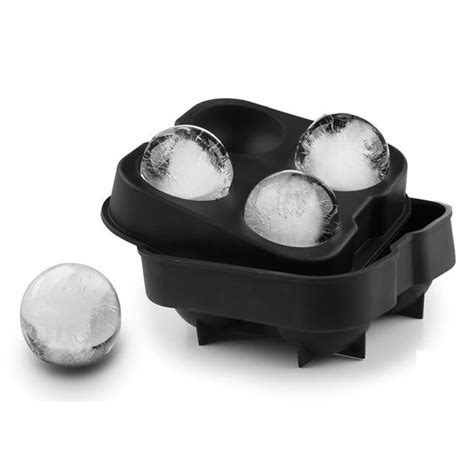 Hot Whiskey Silicone Ice Cream Maker Ice Cube Ball Tray Mold Mould