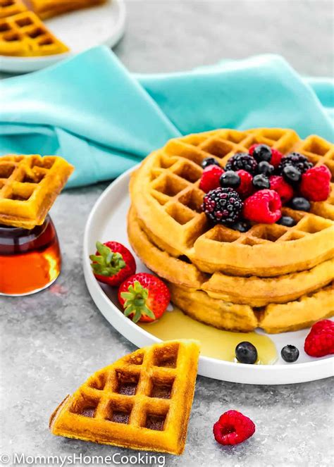 Eggless Waffles Mommys Home Cooking