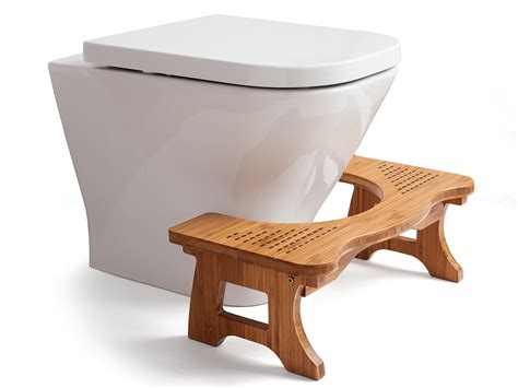 Aa Wood Step Toilet Stool Bamboo Toilet Chair Squatting Bathroom Stool Ebay