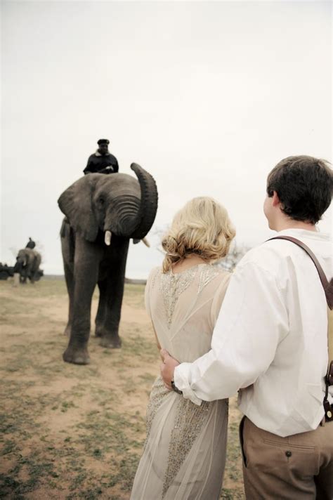 South African Safari Wedding With Elephants Popsugar Love And Sex Photo 19