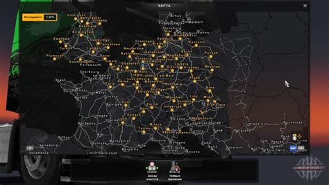 Euro Truck Simulator 2 Map
