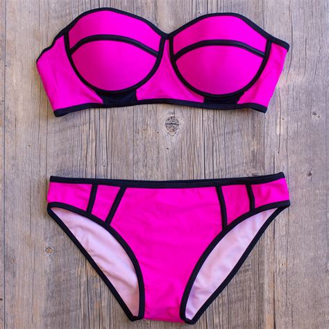Marisol Bathing Top Hot Pink Swimsuits Outfits Hot Pink Bikini Hot Pink