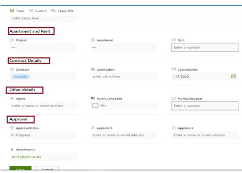 Modern Experience Formatting List Forms Section Using Json In