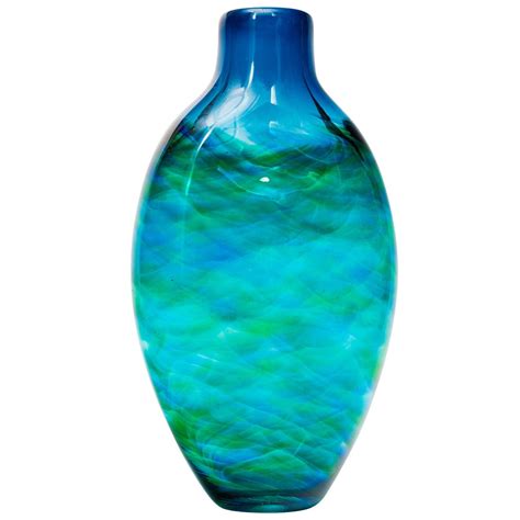 Beautiful Blown Glass Bottle Shape Vase At 1stdibs
