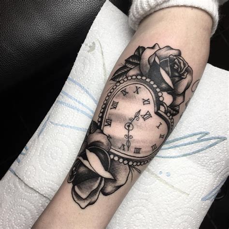 95 Bangin And Beautiful Tattoo Ideas Tattoos Clock And Rose