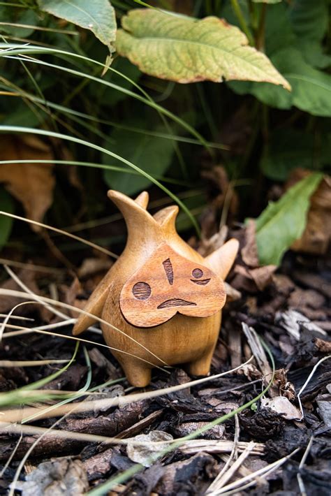 Legend Of Zelda Wood Makar Statue Korok Zelda Wind Etsy