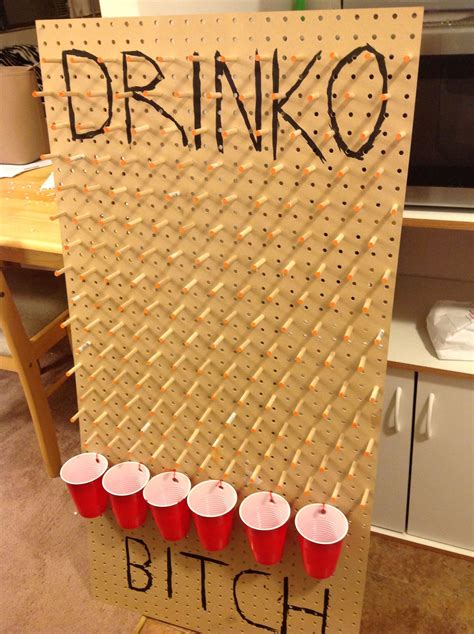 home made plinko drinking game under 20 21st birthday games luau party games slumber party