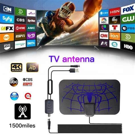 Spider Pattern New Hdtv Cable Antenna 4k 5g Chip 🌎 Can Be Used