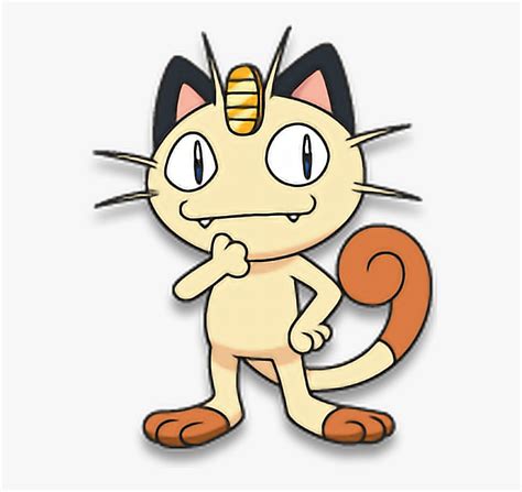 Pokemon Meowth The Best Pokemon Meowth Team Rocket Pokemon Hd Png