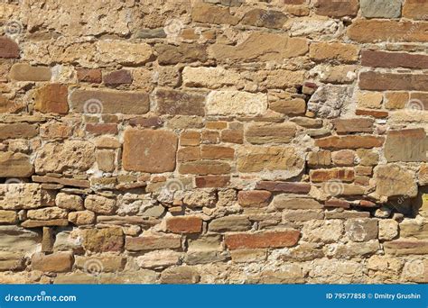 The Texture Of The Walls Of The Ancient Fortress Stock Photo Image Of