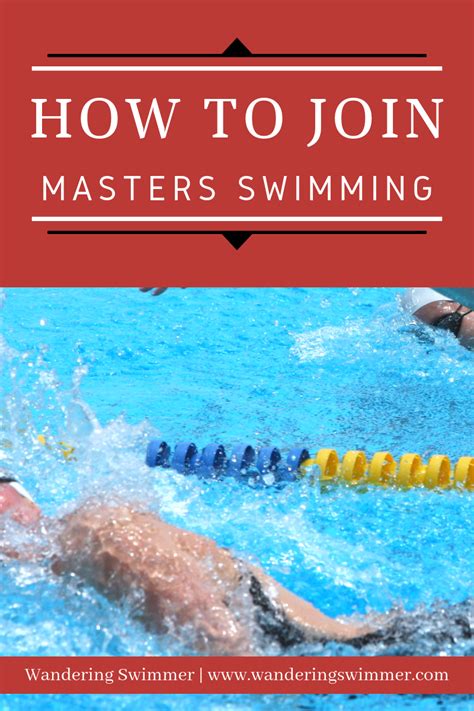 How To Join Masters Swimming Masters Swimming Swimming Swimmer