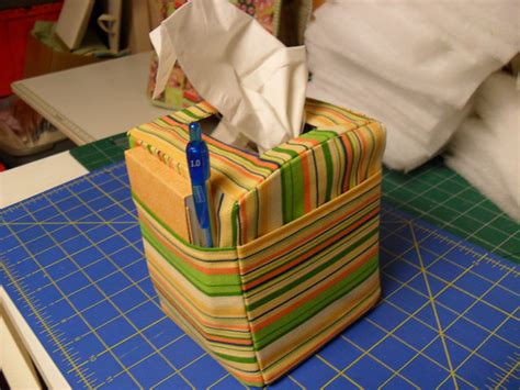 Tissue Box Cover With Pockets Instructions With Images Tissue Box