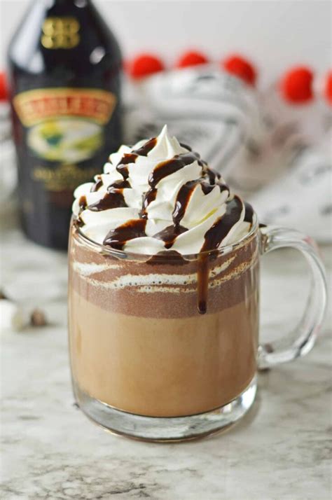 baileys hot chocolate recipe cocktails and cakes