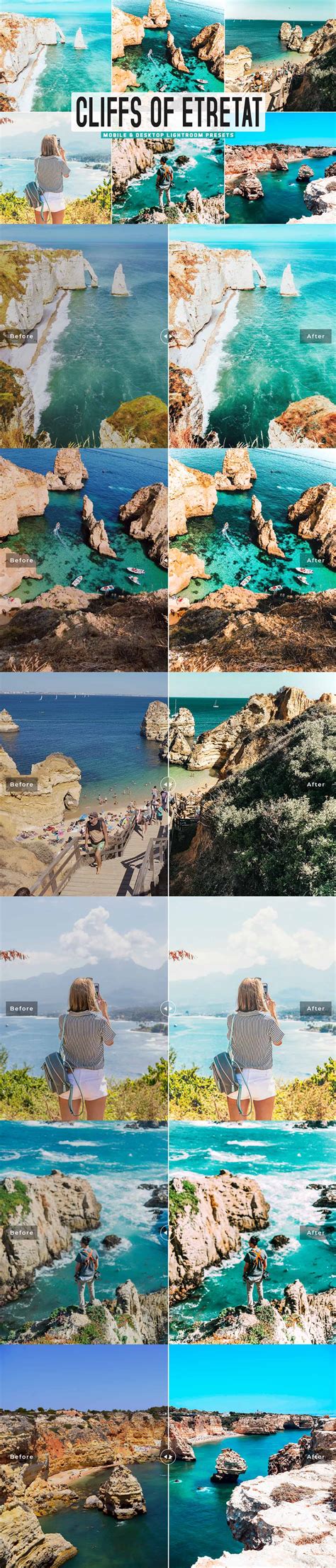 This preset was created specifically for the ocean or landscape photos, most suitable for the photos with blue colour, make it look deep. Free Cliffs of Etretat Mobile & Desktop Lightroom Presets ...