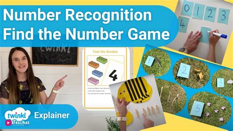 Find The Number Game Number Recognition 0 5 Youtube