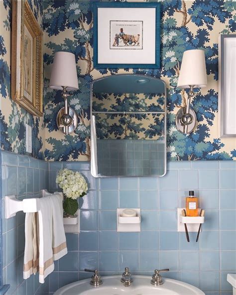Vintage Bathroom Wallpaper Designs Ruivadelow