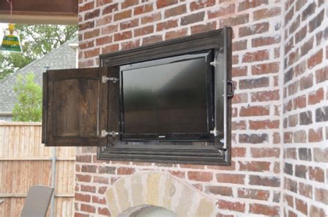 How about instead you pick up one of our low tv cabinets. Outdoor TV Cabinet Plans-For Outside Entertainment ...