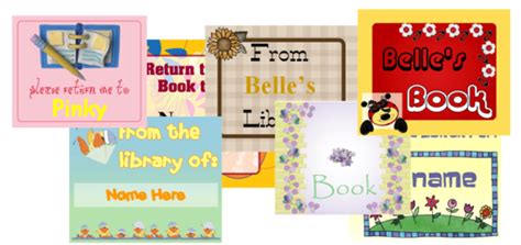 Kids Book Labels To Personalize Free Printable Templates No 2 Free