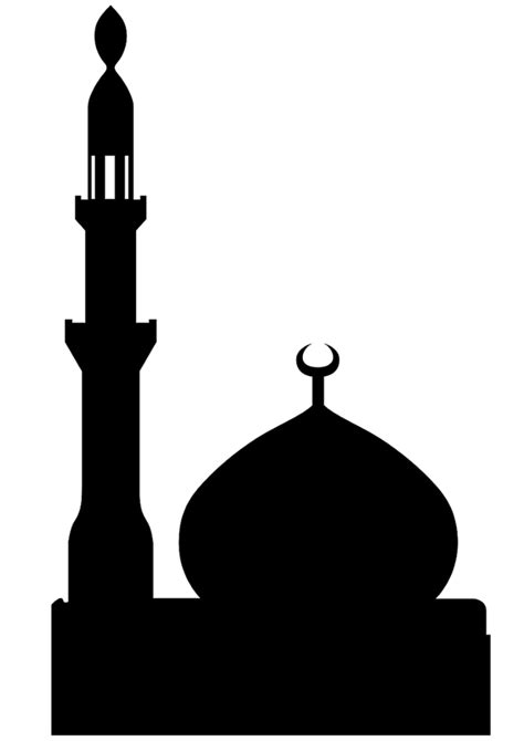 Cutting And Sticking Mosque Pictures With Free Printable Templates In