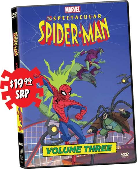 Spectacular Spider Man Vol 3 Dvd Cover Spider Man Crawlspace