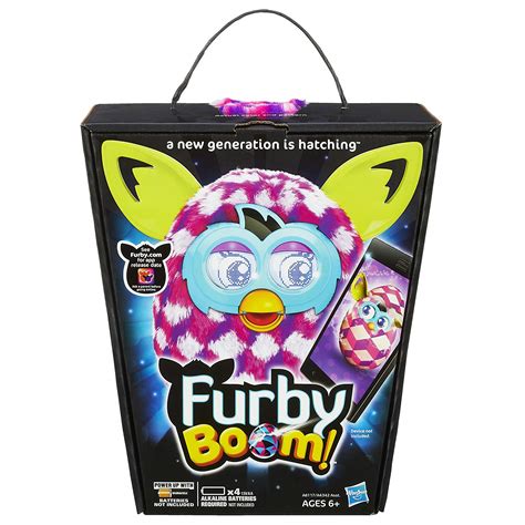 Furby Pink Cubes Boom Plush Toy 10644