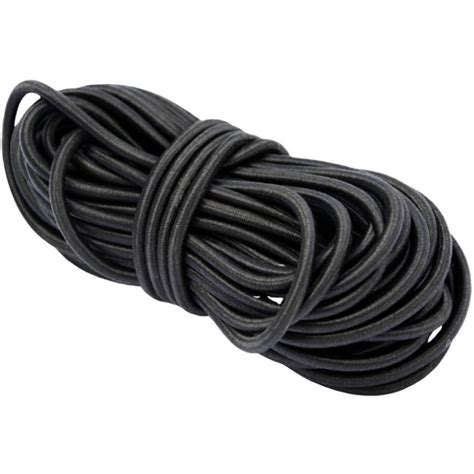 Elastic Cord Round 3mm Black