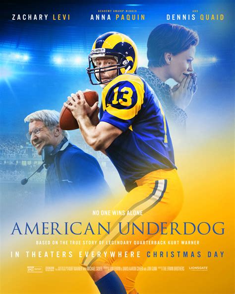 Full Trailer For American Underdog Football Movie With Zachary Levi