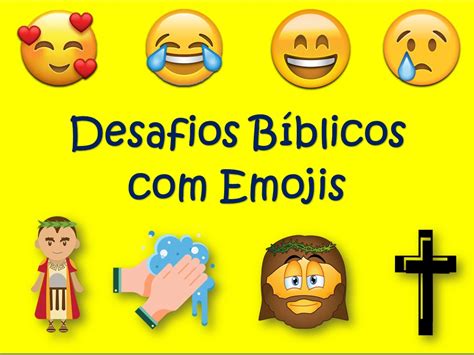 Desafio Dos Emojis BÍblico Adivinhe O Personagem Bíblico