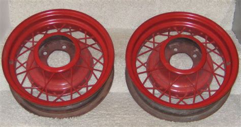 16 1935 1936 Ford Wire Wheels The Hamb