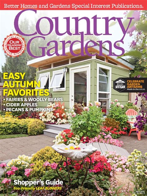 Country Gardens Magazine Subscription Country Gardening Autumn