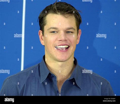 Hollywood star Matt Damon at the presentation of his new film "Bourne