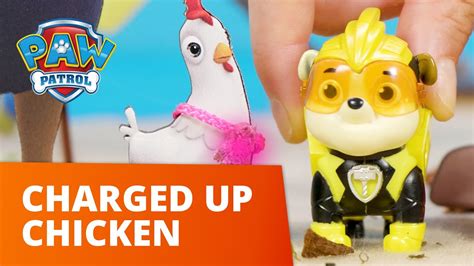 Paw Patrol Mighty Pups Save A Charged Up Chicken Toy Pretend Play