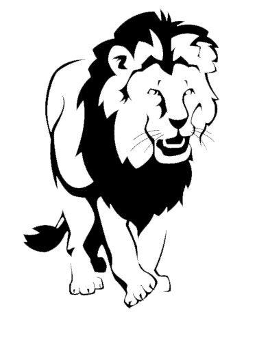 Free Printable Lion Stencils And Templates Lion Stencil Animal Stencil