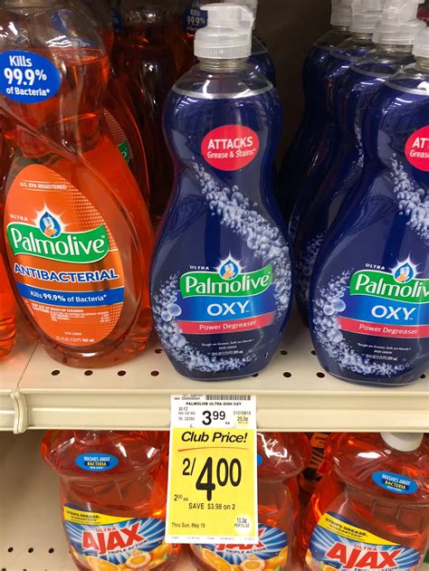 Palmolive Dish Soap Coupon And Sale Only 100 At Safeway Super Safeway
