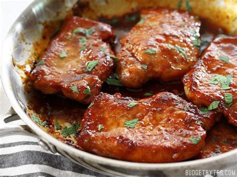 Glazed Pork Chops Recipe Budget Bytes