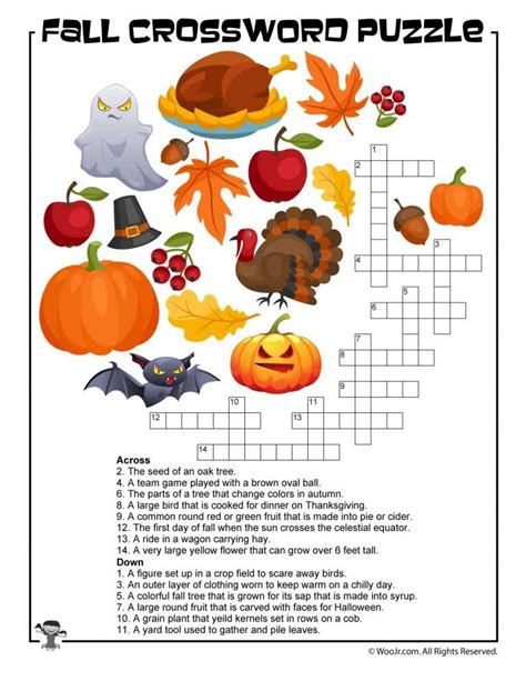 Printable Fall Word Puzzles For Kids Woo Jr Kids