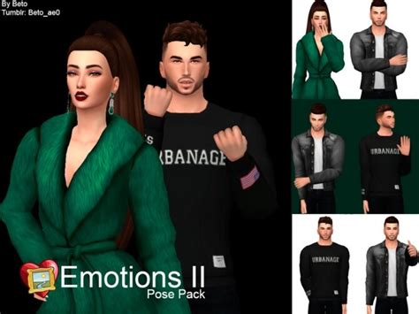 Emotions Ii Pose Pack By Betoae0 At Tsr Sims 4 Updates