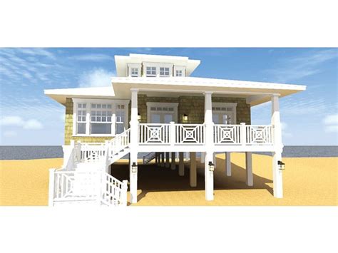 Beach Cottage Plans On Pilings Beach House Interior Design
