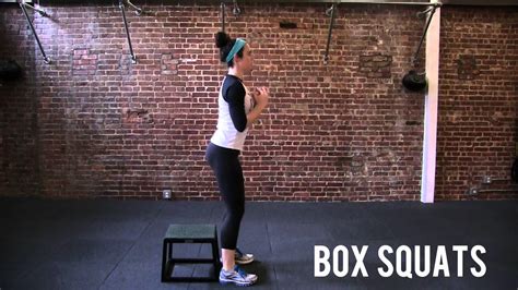 Box Squats Or Chair Squats Youtube