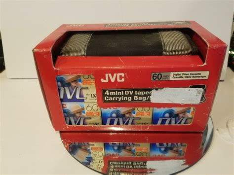 Jvc Mini Dv Camcorder 4 Cassette Tapes Dvc Ep 60 Lp 90 Minutes M Dvm60me New Camcorder