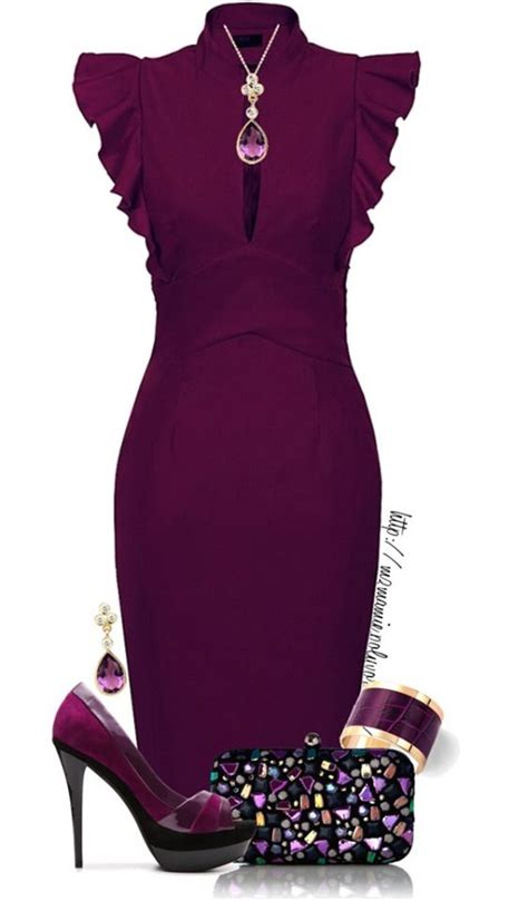 Gorgeous Classy Purple Outfit For For Business Dates And Formal
