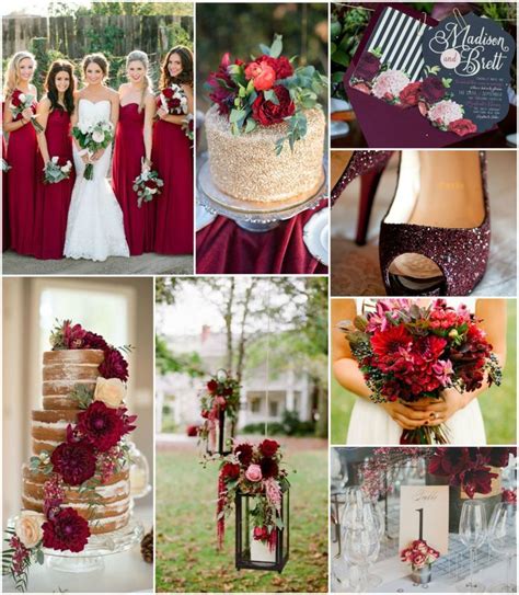 Maroon Cream And Gold Wedding Inspiration The Baking Fairy