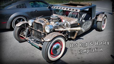 Hot Rod And Harley Compilation Foto Show Youtube