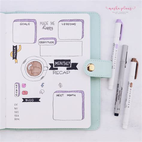 31 Fun And Simple Bullet Journal Page Ideas Masha Plans