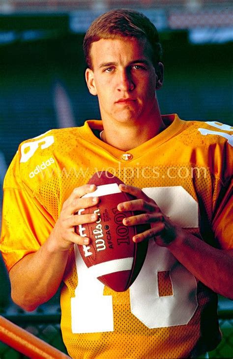 peyton manning during his college days peyton manning tennessee football nfl fans