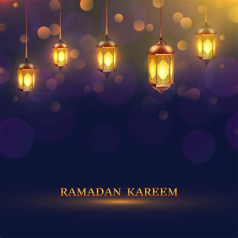 Ramadan Lights Poster 477858 Vector Art At Vecteezy