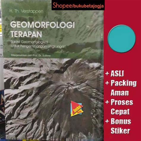 Jual Geomorfologi Terapan H Th Verstappen Shopee Indonesia