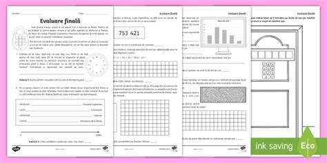 Articolele de mai jos intră în detaliu în proba scrisă la matematică pentru evaluarea națională are loc pe 24 iunie 2021. Evaluare Finala Clasa 4 Matematica 2017 - 8