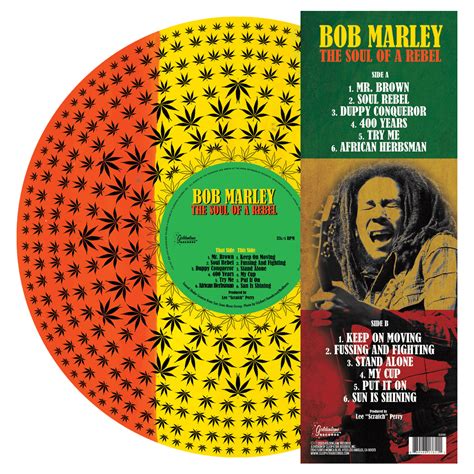 Bob Marley The Soul Of A Rebel Picture Disc Vinyl Cleopatra
