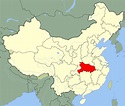 China Hubei Location Map • Mapsof.net